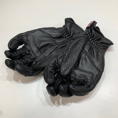 【中古品】【メンズ】 TRIUMPH トリンプ バイク グローブ 手袋BLACK ※使用感あり 208-261025-io-01-fuzh サイズ：F カラー：ブラック 万代Net店