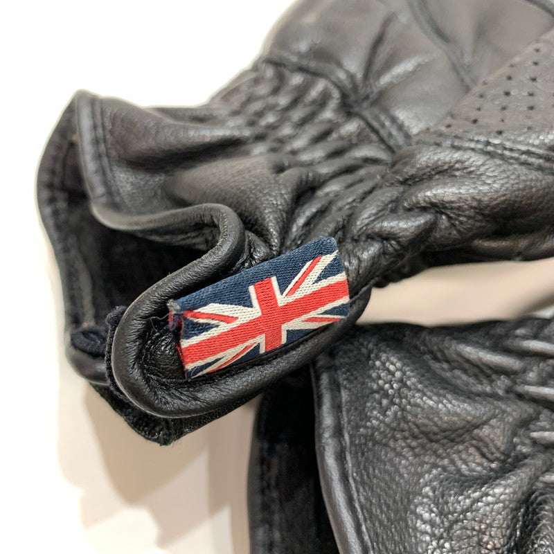 【中古品】【メンズ】 TRIUMPH トリンプ バイク グローブ 手袋BLACK ※使用感あり 208-261025-io-01-fuzh サイズ：F カラー：ブラック 万代Net店