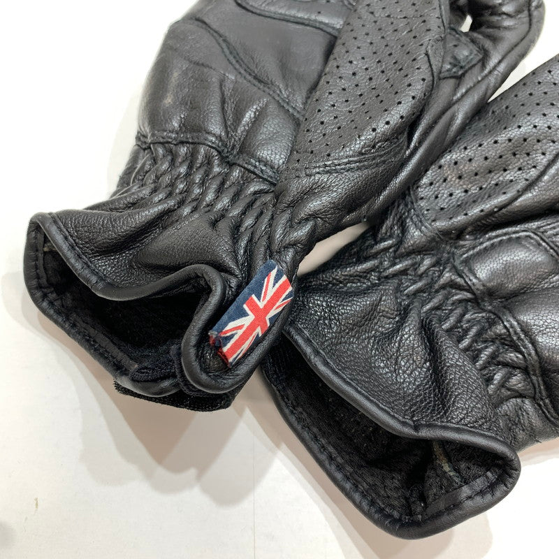 【中古品】【メンズ】 TRIUMPH トリンプ バイク グローブ 手袋BLACK ※使用感あり 208-261025-io-01-fuzh サイズ：F カラー：ブラック 万代Net店