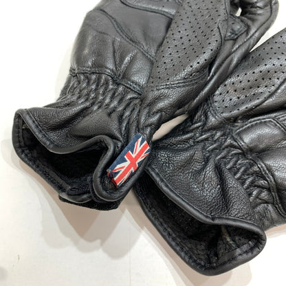 【中古品】【メンズ】 TRIUMPH トリンプ バイク グローブ 手袋BLACK ※使用感あり 208-261025-io-01-fuzh サイズ：F カラー：ブラック 万代Net店