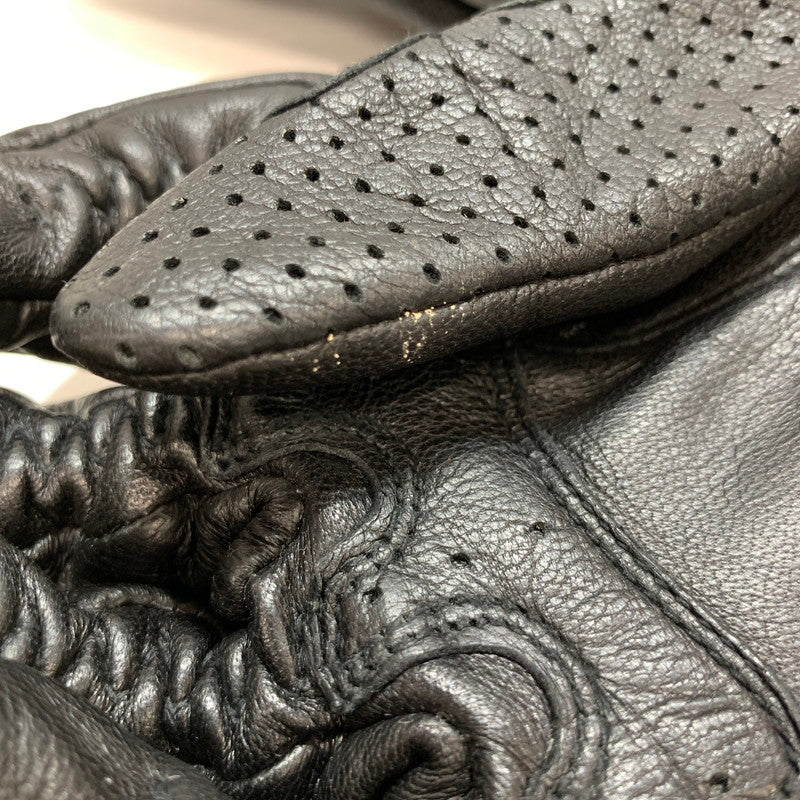 【中古品】【メンズ】 TRIUMPH トリンプ バイク グローブ 手袋BLACK ※使用感あり 208-261025-io-01-fuzh サイズ：F カラー：ブラック 万代Net店