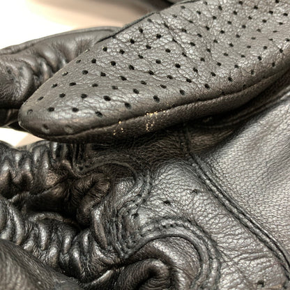 【中古品】【メンズ】 TRIUMPH トリンプ バイク グローブ 手袋BLACK ※使用感あり 208-261025-io-01-fuzh サイズ：F カラー：ブラック 万代Net店