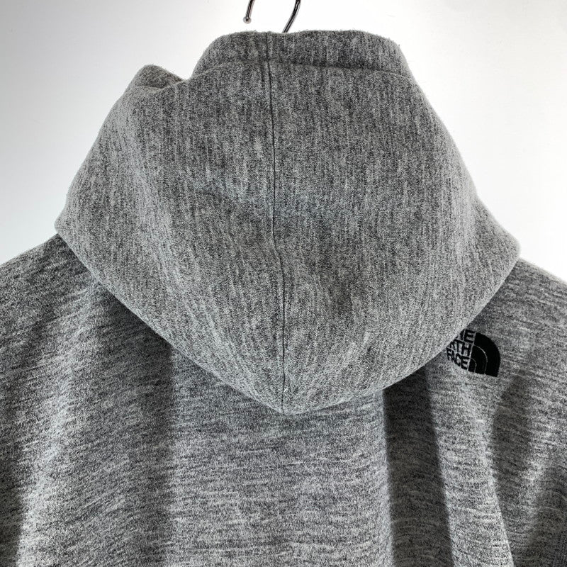 【中古品】【メンズ】 THE NORTH FACE ザ・ノースフェイス NT61835 SQUARE LOGO HOODIE スクエア ロゴ フーディー パーカー 杢GRAY 144-261025-io-09-fuzh カラー：杢グレー 万代Net店