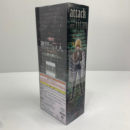【中古美品】 未開封 一番くじ 進撃の巨人 ~心臓を捧げよ~ C賞 アルミン MASTERLISE フィギュア ※箱傷みあり 052-261029-io-21-fuzh 万代Net店