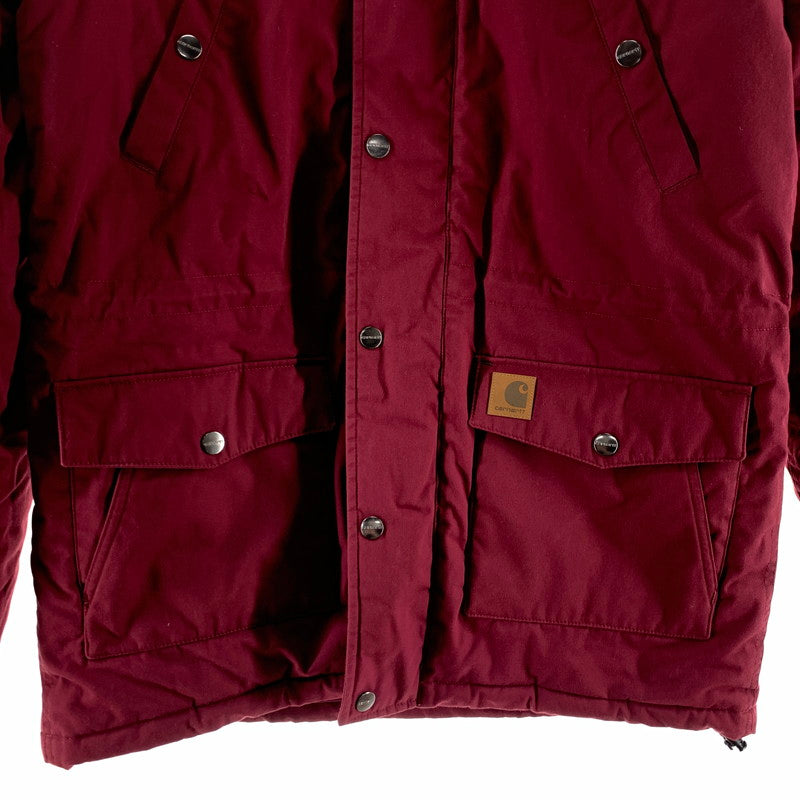 【中古品】【メンズ】 CARHARTT カーハート I021869 TRAPPER PARKA とラッパーパーカー 上着 アウター ジャケット RED ※汚れ・毛玉・使用感あり 145-261025-io-06-fuzh カラー：レッド 万代Net店