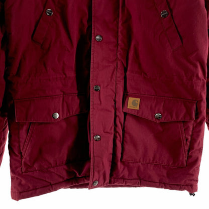 【中古品】【メンズ】 CARHARTT カーハート I021869 TRAPPER PARKA とラッパーパーカー 上着 アウター ジャケット RED ※汚れ・毛玉・使用感あり 145-261025-io-06-fuzh カラー：レッド 万代Net店