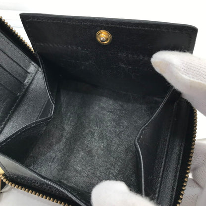 【中古品】【メンズ】 COMME DES GARCONS コムデギャルソン 二つ折り財布 カラーBLACK 財布 200-261027-ky-04-fuzh 万代Net店