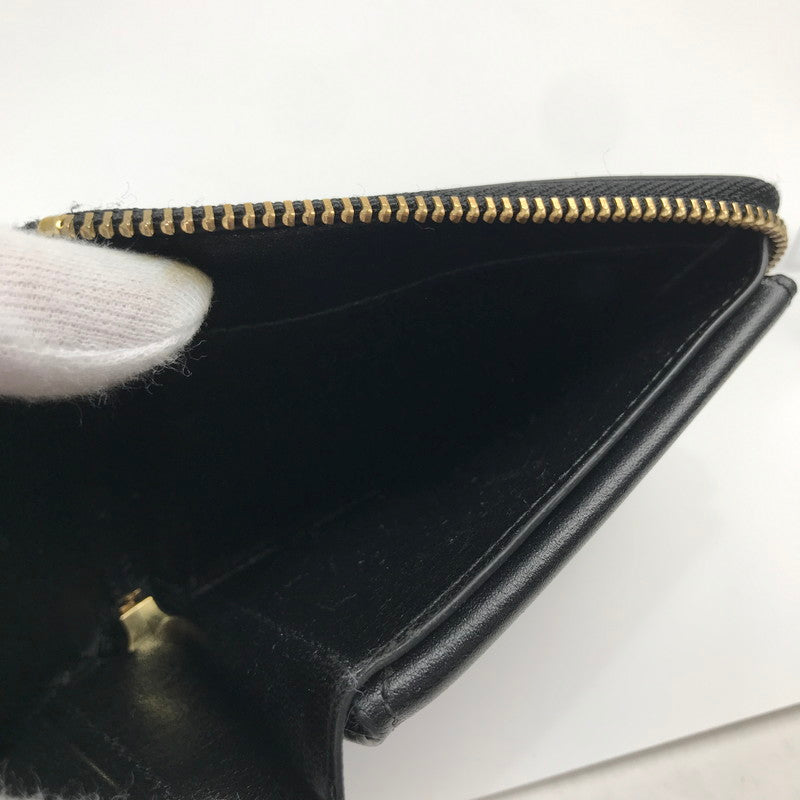 【中古品】【メンズ】 COMME DES GARCONS コムデギャルソン 二つ折り財布 カラーBLACK 財布 200-261027-ky-04-fuzh 万代Net店