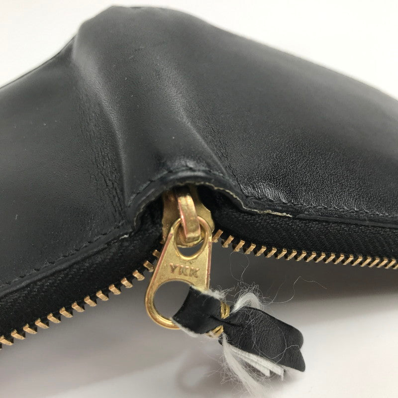 【中古品】【メンズ】 COMME DES GARCONS コムデギャルソン 二つ折り財布 カラーBLACK 財布 200-261027-ky-04-fuzh 万代Net店