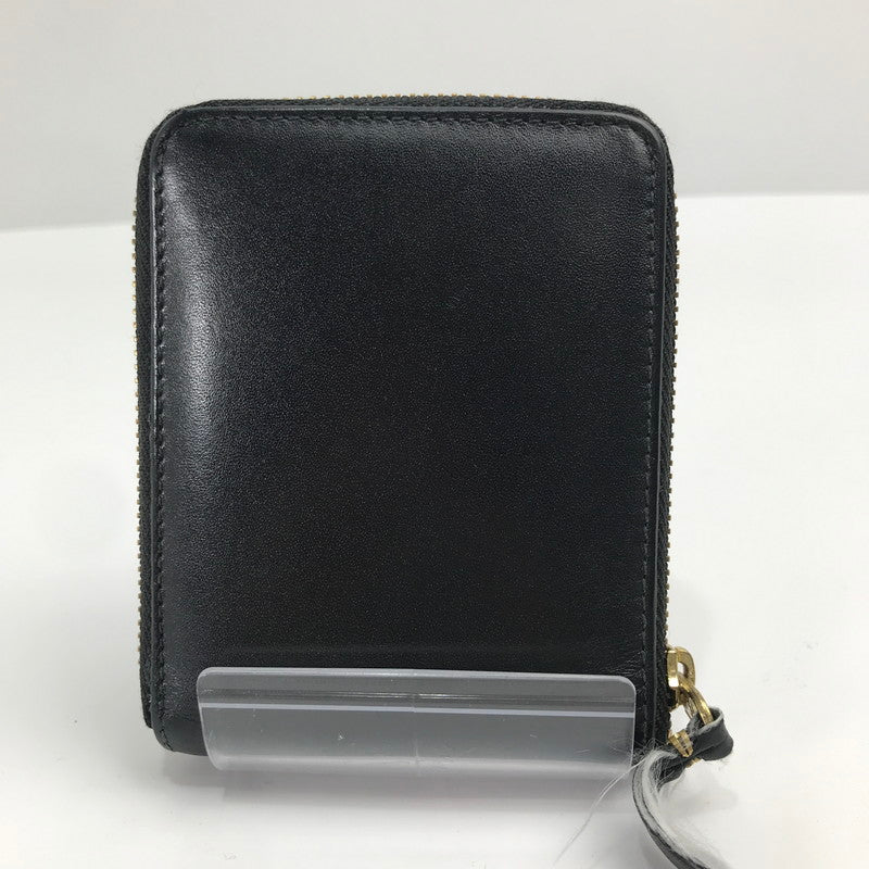 【中古品】【メンズ】 COMME DES GARCONS コムデギャルソン 二つ折り財布 カラーBLACK 財布 200-261027-ky-04-fuzh 万代Net店