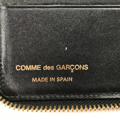 【中古品】【メンズ】 COMME DES GARCONS コムデギャルソン 二つ折り財布 カラーBLACK 財布 200-261027-ky-04-fuzh 万代Net店