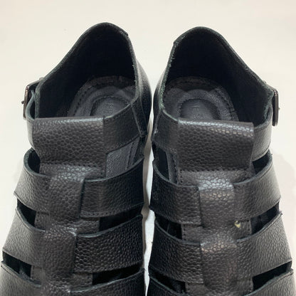【中古品】【メンズ】 BEAMS ビームス スコッチレザー グルカ サンダル 靴 BLACK 本体のみ ※使用感あり 165-261028-io-01-fuzh サイズ：41 カラー：ブラック 万代Net店