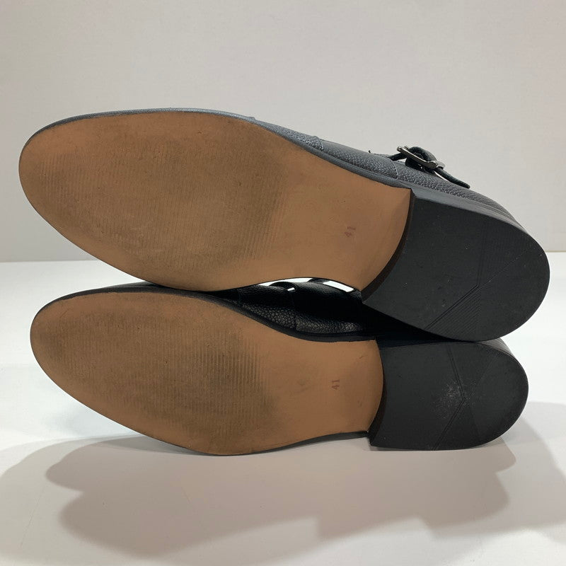 【中古品】【メンズ】 BEAMS ビームス スコッチレザー グルカ サンダル 靴 BLACK 本体のみ ※使用感あり 165-261028-io-01-fuzh サイズ：41 カラー：ブラック 万代Net店
