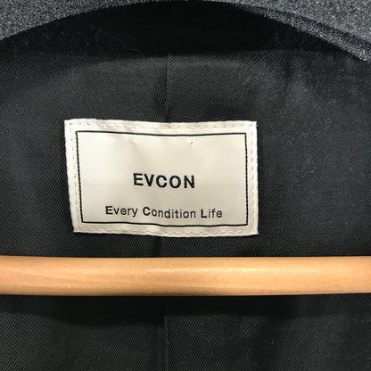 【中古品】【メンズ】 EVCON エビコン WOOL STAIN COLLAR HALF COAT ウール ステンカラー ハーフ コート カラーBLACK SIZE:4 213-91701 147-261027-ky-15-fuzh 万代Net店