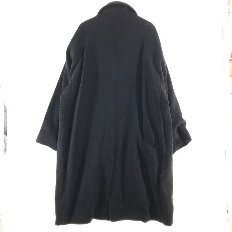 【中古品】【メンズ】 EVCON エビコン WOOL STAIN COLLAR HALF COAT ウール ステンカラー ハーフ コート カラーBLACK SIZE:4 213-91701 147-261027-ky-15-fuzh 万代Net店