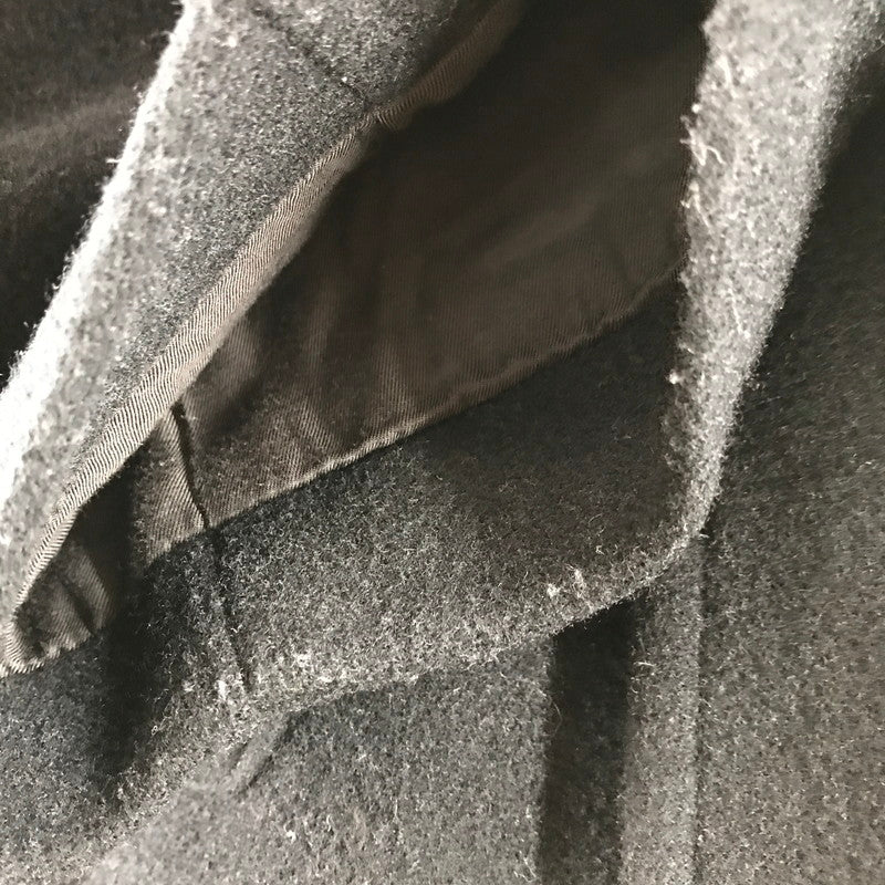 【中古品】【メンズ】 EVCON エビコン WOOL STAIN COLLAR HALF COAT ウール ステンカラー ハーフ コート カラーBLACK SIZE:4 213-91701 147-261027-ky-15-fuzh 万代Net店