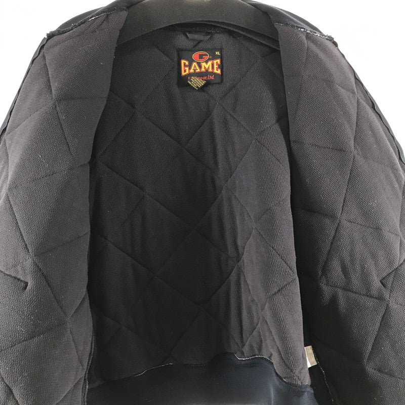 【中古品】【メンズ】 GAME WORKWEAR ゲーム ワークウェア キルティング ジャケットカラー NAVY SIZE:XL 145-261027-ky-14-fuzh 万代Net店