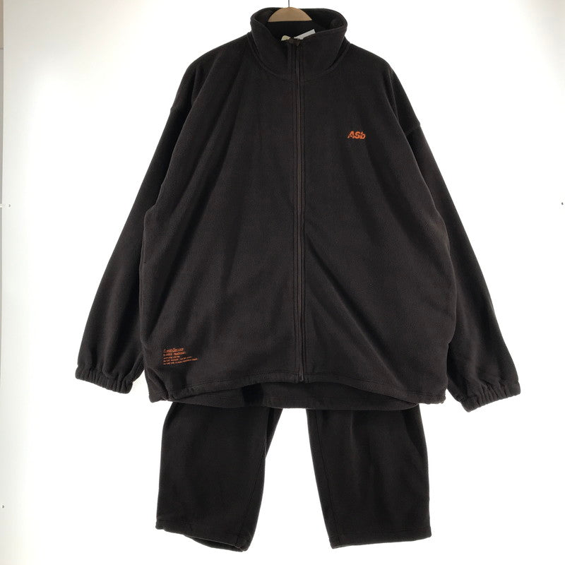 【中古品】【メンズ】 FRESHSERVICE フレッシュサービス FSC243-60199AS AS×FS FLEECE TRACK SUIT SETUP セットアップ カラー D-BROWN SIZE:L 140-261027-ky-10-fuzh 万代Net店