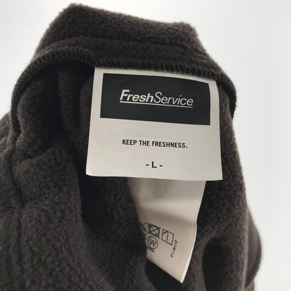 【中古品】【メンズ】 FRESHSERVICE フレッシュサービス FSC243-60199AS AS×FS FLEECE TRACK SUIT SETUP セットアップ カラー D-BROWN SIZE:L 140-261027-ky-10-fuzh 万代Net店