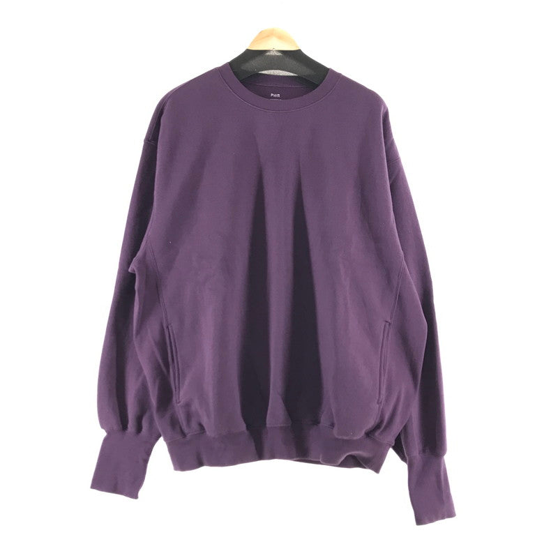 【中古品】【メンズ】 PWA プア P08C008-CS03 COMPLETE-FIT 12.5OZ CREW スウェット カラーPURPLE SIZE:L 140-261027-ky-12-fuzh 万代Net店