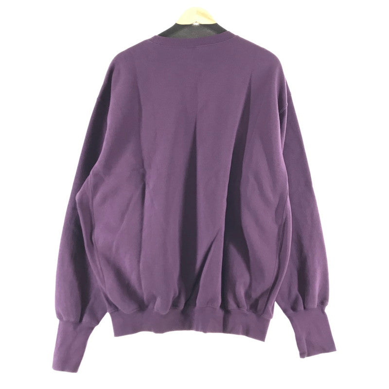 【中古品】【メンズ】 PWA プア P08C008-CS03 COMPLETE-FIT 12.5OZ CREW スウェット カラーPURPLE SIZE:L 140-261027-ky-12-fuzh 万代Net店