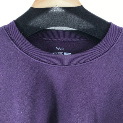 【中古品】【メンズ】 PWA プア P08C008-CS03 COMPLETE-FIT 12.5OZ CREW スウェット カラーPURPLE SIZE:L 140-261027-ky-12-fuzh 万代Net店