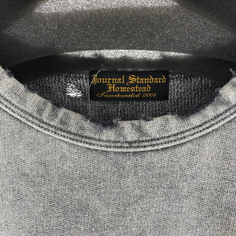 【中古品】【メンズ】 J.S.HOMESTEAD ジャーナルスタンダード ホームステッド ダメージ加工 スウェット カラーGRAY SIZE:XL 147-261027-ky-20-fuzh 万代Net店