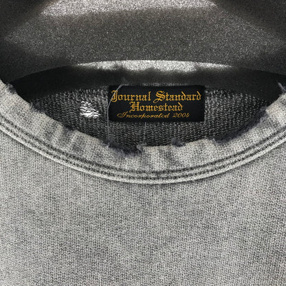【中古品】【メンズ】 J.S.HOMESTEAD ジャーナルスタンダード ホームステッド ダメージ加工 スウェット カラーGRAY SIZE:XL 147-261027-ky-20-fuzh 万代Net店