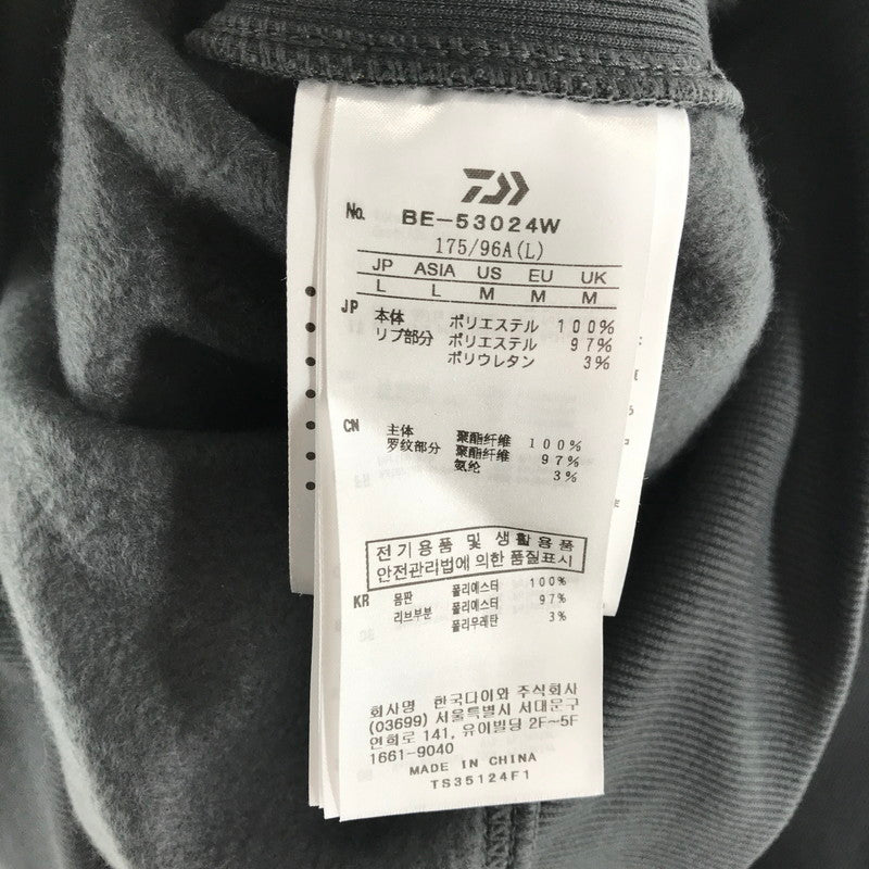 【中古品】【メンズ】 DAIWA PIER39 ダイワピア39 BE-53024W TECH SWEAT SNAP PULLOVER テックスウェットスナッププルオーバー カラーCHARCOAL SIZE:L 144-261027-ky-13-fuzh 万代Net店