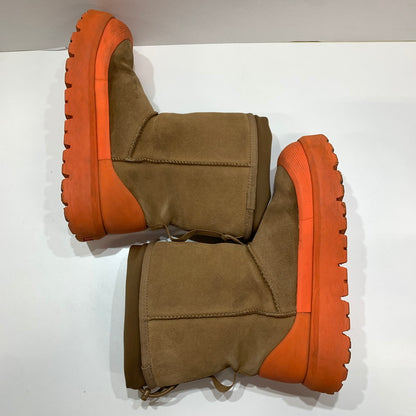 【中古品】【メンズ】 UGG アグ CLASSIC SHORT WEATHER HYBRID CHESTNUT 靴 ブーツ CAMEL ORANGE ※使用感あり 164-261028-io-04-fuzh サイズ：26.0cm カラー：キャメル.オレンジ 万代Net店