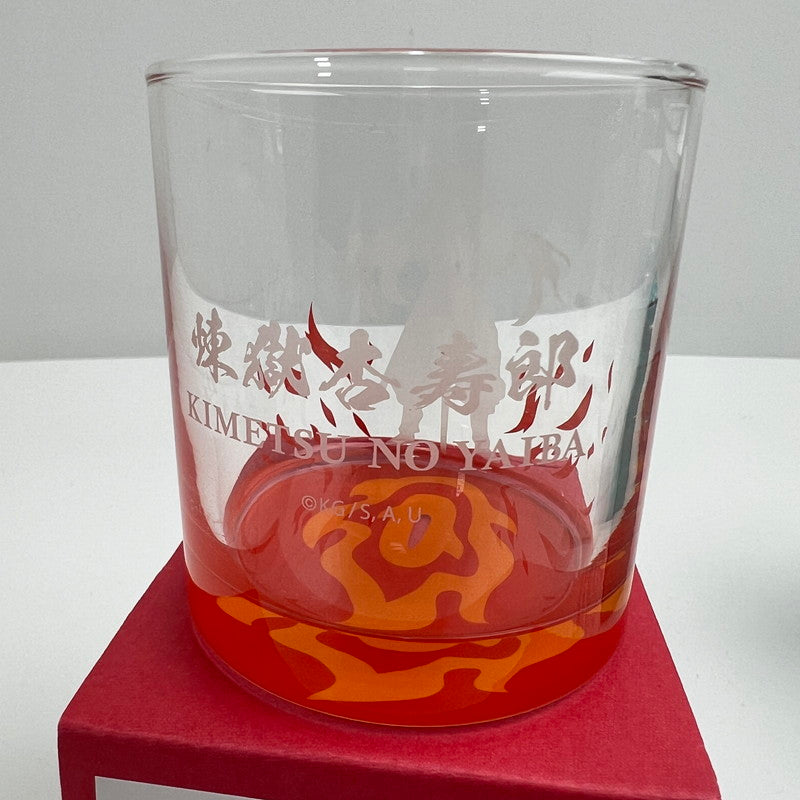 【未使用品】 劇場版 鬼滅の刃 無限列車編 グラス2コセット 煉獄杏寿郎 猗窩座 101-261029-MO-01-fuz 万代Net店