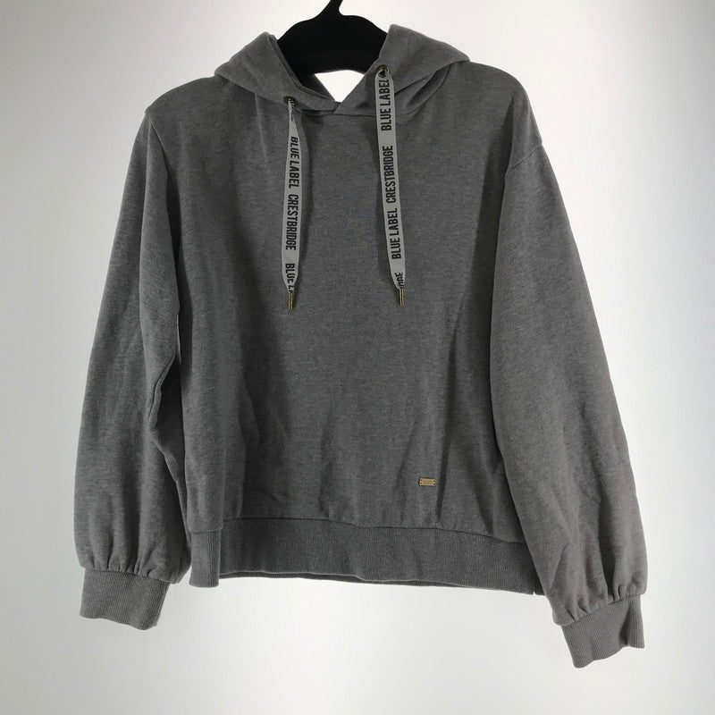 【中古品】【レディース】 BLUE LABEL ブルーレーベル パーカー GRAY フーディー ※色褪せ(大)あり 170-261030-io-11-fuzh サイズ：38 カラー：グレー 万代Net店