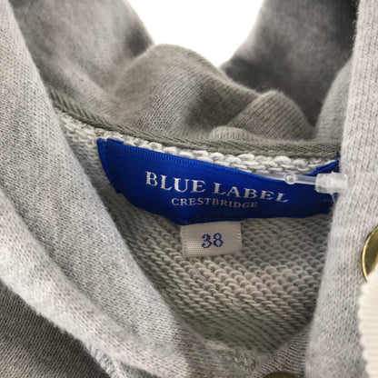 【中古品】【レディース】 BLUE LABEL ブルーレーベル パーカー GRAY フーディー ※色褪せ(大)あり 170-261030-io-11-fuzh サイズ：38 カラー：グレー 万代Net店