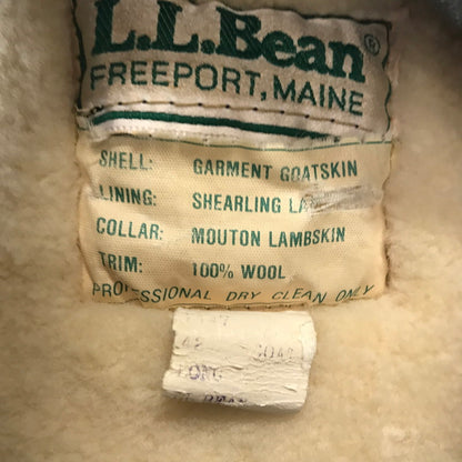【中古品】【メンズ】 L.L.BEAN エルエルビーン G-1 FLIGHT JACKET フライトジャケット 上着 BROWN ※ほつれ・汚れ・シミあり 145-261030-io-08-fuzh サイズ：42 カラー：ブラウン 万代Net店