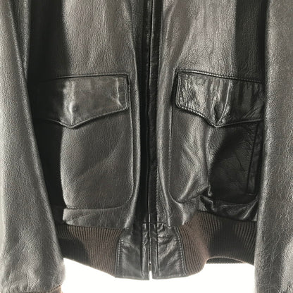 【中古品】【メンズ】 L.L.BEAN エルエルビーン G-1 FLIGHT JACKET フライトジャケット 上着 BROWN ※ほつれ・汚れ・シミあり 145-261030-io-08-fuzh サイズ：42 カラー：ブラウン 万代Net店