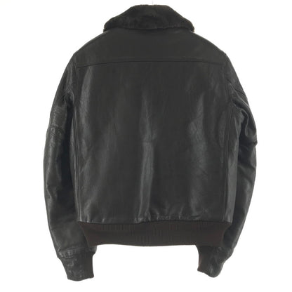 【中古品】【メンズ】 L.L.BEAN エルエルビーン G-1 FLIGHT JACKET フライトジャケット 上着 BROWN ※ほつれ・汚れ・シミあり 145-261030-io-08-fuzh サイズ：42 カラー：ブラウン 万代Net店