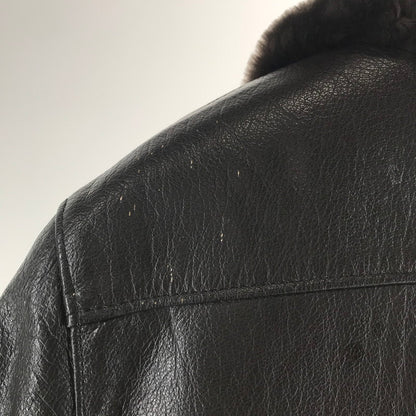 【中古品】【メンズ】 L.L.BEAN エルエルビーン G-1 FLIGHT JACKET フライトジャケット 上着 BROWN ※ほつれ・汚れ・シミあり 145-261030-io-08-fuzh サイズ：42 カラー：ブラウン 万代Net店