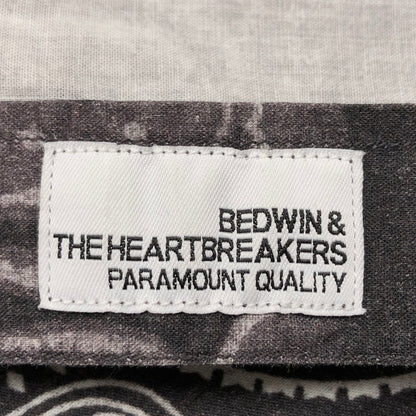 【中古品】【メンズ】 BEDWIN & THE HEARTBREAKERS ベドウィンアンドザハートブレイカーズ  S/S 半袖 ペイズリー柄シャツ カジュアルシャツ トップス 142-240722-hn-05-fur サイズ：不明 カラー：グレー系 万代Net店