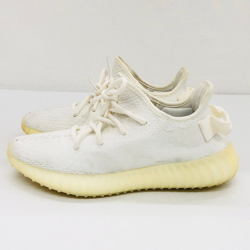 【中古品】【メンズ/レディース】 adidas アディダス YEEZY BOOST 350 V2 CREAM WHITE CP9366 イージーブースト350 V2 クリームホワイト スニーカー シューズ 靴 161-241013-hn-05-fur サイズ：25.0cm US 7 カラー：ホワイト系 万代Net店