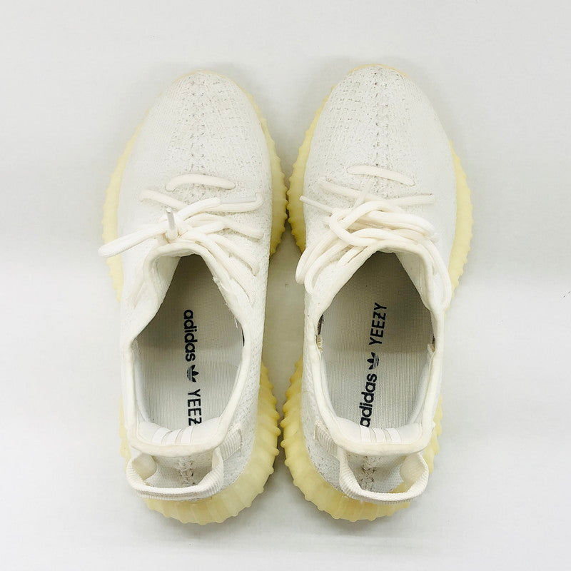 【中古品】【メンズ/レディース】 adidas アディダス YEEZY BOOST 350 V2 CREAM WHITE CP9366 イージーブースト350 V2 クリームホワイト スニーカー シューズ 靴 161-241013-hn-05-fur サイズ：25.0cm US 7 カラー：ホワイト系 万代Net店