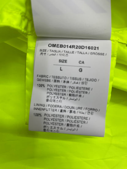 【中古品】【メンズ】 OFF-WHITE オフホワイト ナイロンジャケット OMEB014R20D16021 141-250108-NK-08-yok サイズ：L カラー：イエロー系 万代Net店