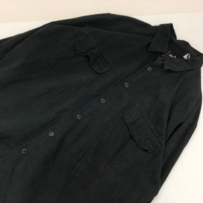 【ジャンク品】【メンズ】 Levi's リーバイス Silver Tab シルバータブ シャツ カジュアルシャツ 長袖 トップス 146-240422-hn-02-fur サイズ：XL カラー：ブラック 万代Net店