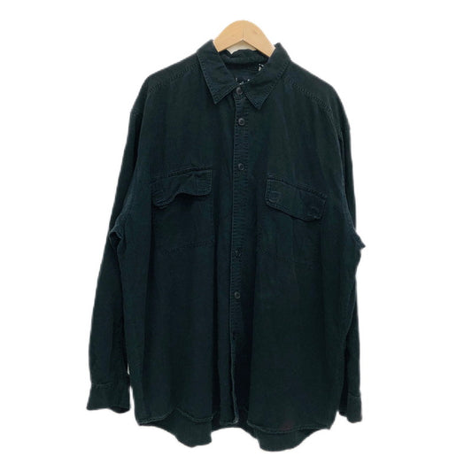 【ジャンク品】【メンズ】 Levi's リーバイス Silver Tab シルバータブ シャツ カジュアルシャツ 長袖 トップス 146-240422-hn-02-fur サイズ：XL カラー：ブラック 万代Net店