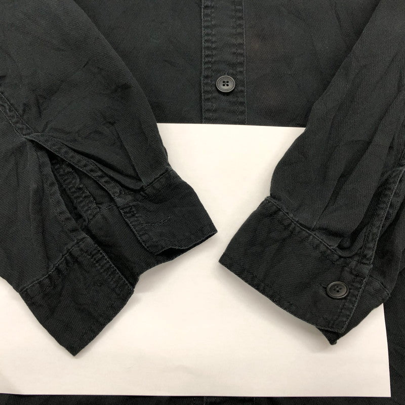 【ジャンク品】【メンズ】 Levi's リーバイス Silver Tab シルバータブ シャツ カジュアルシャツ 長袖 トップス 146-240422-hn-02-fur サイズ：XL カラー：ブラック 万代Net店