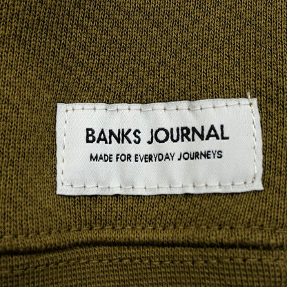 【中古美品】【メンズ】 BANKS バンクス PRIMARY DELUXE HOODIE プライマリーデラックスフーディ パーカー スウェット 長袖 トップス 150-240803-hn-07-fur サイズ：L カラー：ミリタリーオリーブ 万代Net店