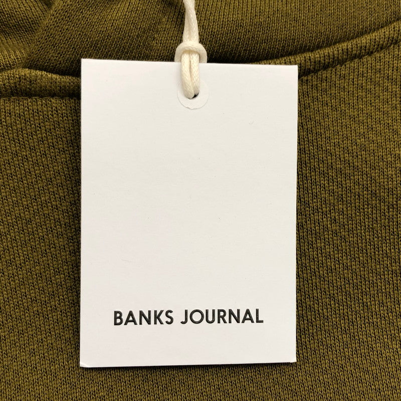 【中古美品】【メンズ】 BANKS バンクス PRIMARY DELUXE HOODIE プライマリーデラックスフーディ パーカー スウェット 長袖 トップス 150-240803-hn-07-fur サイズ：L カラー：ミリタリーオリーブ 万代Net店