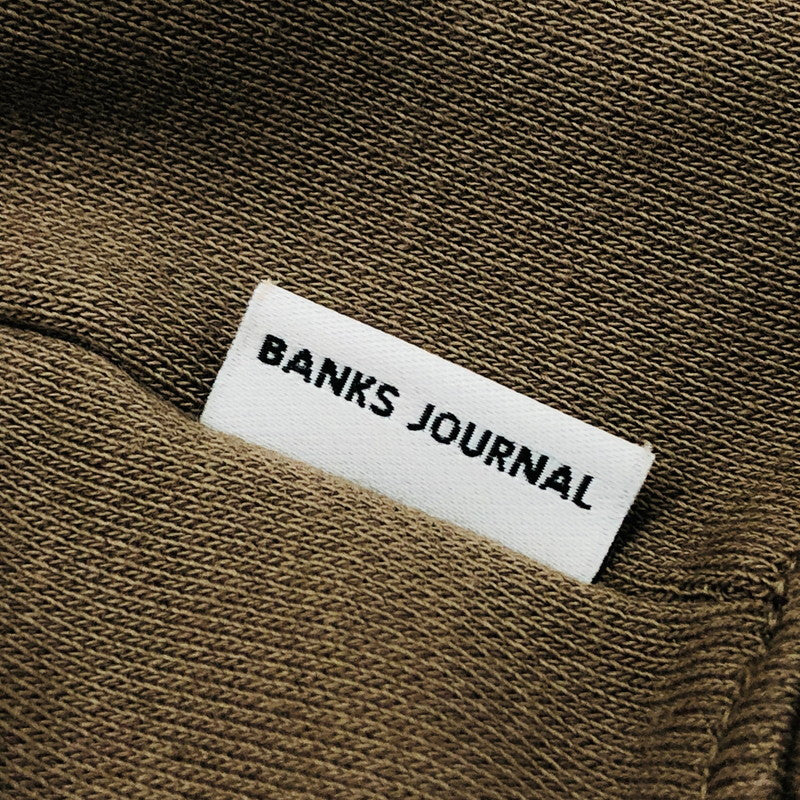 【中古美品】【メンズ】 BANKS バンクス スウェット 長袖 トップス 141-240715-hn-07-fur サイズ：L カラー：ウォルナット 万代Net店