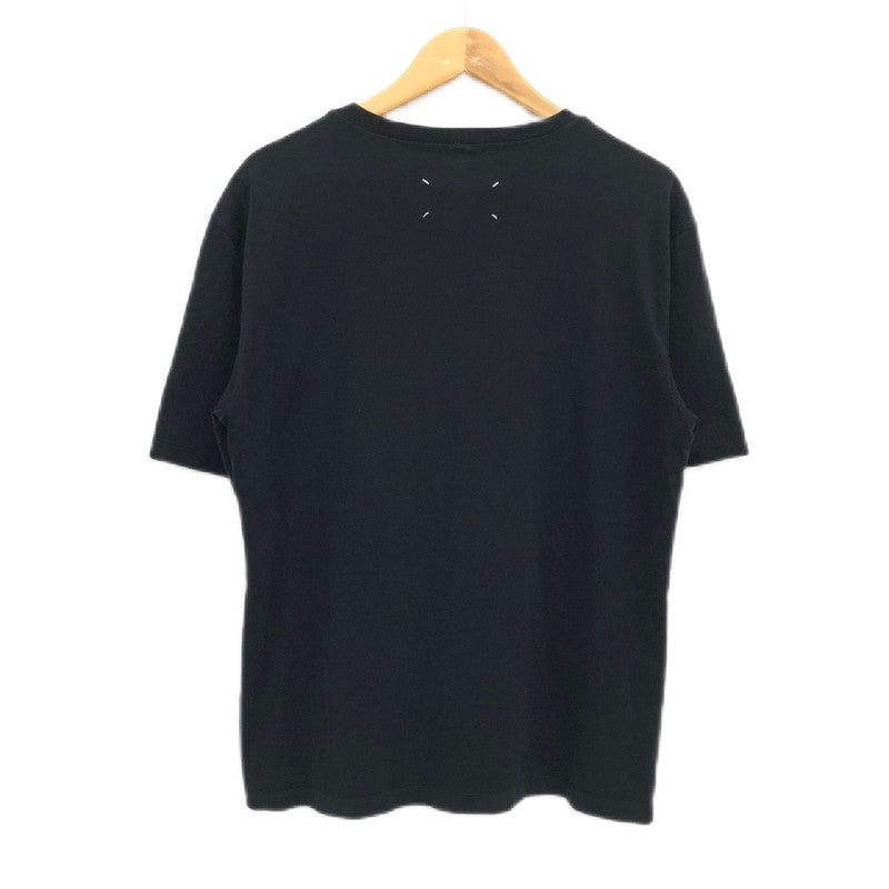 【中古品】【メンズ】 MAISON MARGIELA メゾン マルジェラ Printed tee SUN プリント ティーシャツ サン 半袖 トップス 141-241025-hn-05-fur サイズ：44 カラー：ブラック 万代Net店