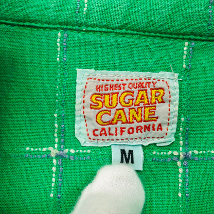 【中古品】【メンズ】 SUGAR CANE シュガーケーン SC23238 長袖シャツ カジュアルシャツ トップス 145-240526-hn-08-fur サイズ：M カラー：グリーン 万代Net店