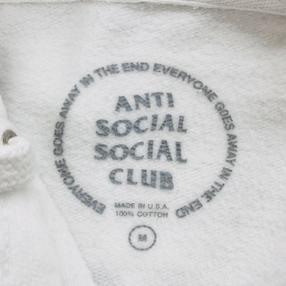 【中古品】【メンズ】 ANTI SOCIAL SOCIAL CLUB アンチソーシャルソーシャルクラブ パーカー スウェット トップス 142-240419-hn-04-fur サイズ：M カラー：ホワイト 万代Net店